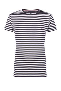 Хлопковая футболка в полоску Tommy Hilfiger