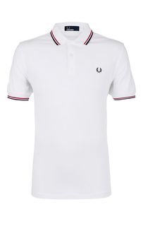 Футболка поло белого цвета Fred Perry