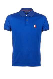Футболка поло из хлопка с нашивкой Tommy Hilfiger
