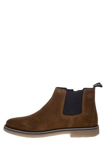 Замшевые ботинки челси коричневого цвета S.Oliver