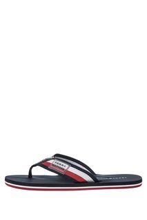 Сланцы с логотипом бренда Tommy Hilfiger