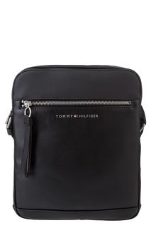 Черная сумка с широким плечевым ремнем Tommy Hilfiger