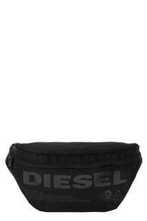 Черная поясная сумка с принтом Diesel
