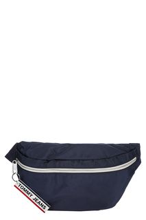 Синяя поясная сумка из текстиля Tommy Jeans