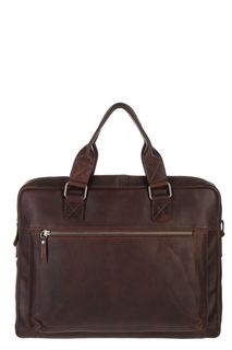 Кожаная сумка коричневого цвета Gianni Conti