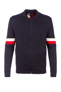 Синий кардиган из хлопка на молнии Tommy Hilfiger