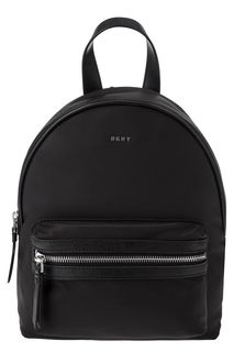 Черный текстильный рюкзак с широкими лямками Dkny
