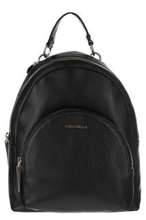 Коричневый рюкзак из зерненой кожи Alpha Coccinelle