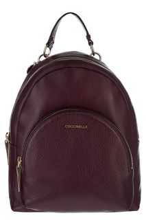Фиолетовый рюкзак из зерненой кожи Alpha Coccinelle