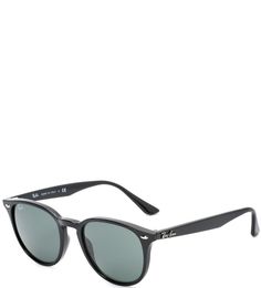 Очки с черной пластиковой оправой Ray Ban