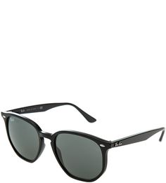 Очки с черной пластиковой оправой Ray Ban