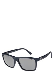 Солнцезащитные очки в оправе синего цвета Polo Ralph Lauren
