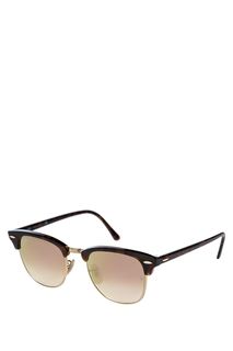 Очки с зеркальными линзами Clubmaster Ray Ban