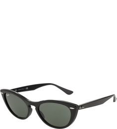 Солнцезащитные очки в черной пластиковой оправе Ray Ban