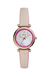 Часы с люминесцентными стрелками Carlie Fossil