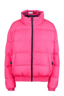 Двусторонний пуховик с логотипом бренда Tommy Jeans