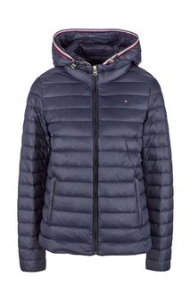 Легкий пуховик со съемным капюшоном Tommy Hilfiger