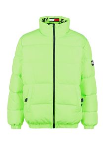 Двусторонний пуховик с логотипом бренда Tommy Jeans