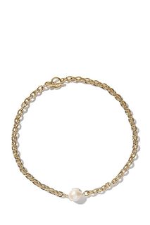 Колье-цепочка с речным жемчугом Excl Ai M