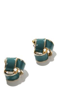 Серьги-узелки с эмалью Excl Ai M