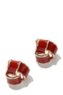 Серьги-узелки с эмалью Excl Ai M