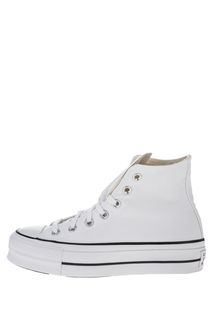 Высокие текстильные кеды белого цвета Converse