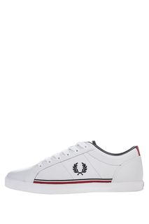 Кожаные кеды белого цвета Fred Perry