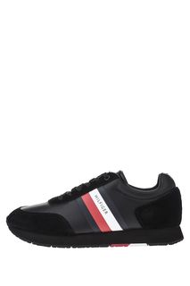 Черные кроссовки с замшевыми вставками Tommy Hilfiger