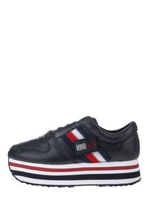 Кроссовки на платформе со съемными нашивками Tommy Hilfiger