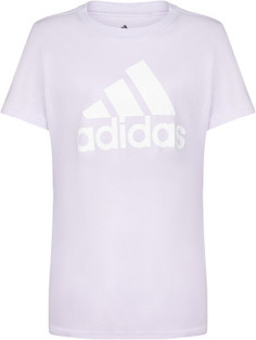 Футболка женская Adidas Badge of Sport, Plus Size, размер 54-56