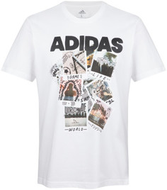 Футболка мужская Adidas Doodle Photos, размер 50