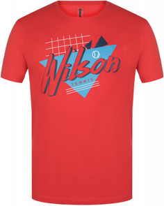 Футболка мужская Wilson NOSTALGIA TECH TEE, размер 48-50