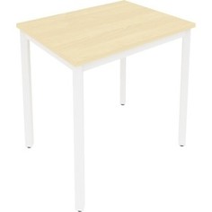 Стол письменный на металлокаркасе Riva Slim С.СП-2.1 клен/белый металл 78x60x75