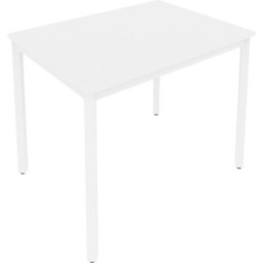 Стол письменный на металлокаркасе Riva Slim С.СП-3 белый/белый металл 98x72x75