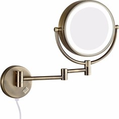 Зеркало косметическое Bronze De Luxe Windsor с подсветкой, бронза (12201BR)
