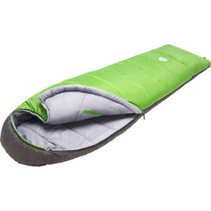 Спальный мешок TREK PLANET Comfy, кокон-одеяло, трехсезонный, правая молния, зеленый/серый