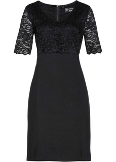 Платье с кружевной отделкой Bonprix