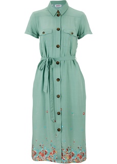 Платье-рубашка с принтом Bonprix