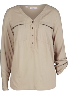 Блуза-рубашка с длинными рукавами Bonprix