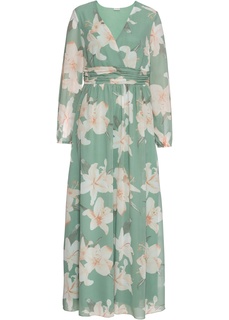Платье макси с цветочным узором Bonprix