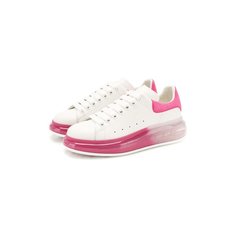 Кожаные кеды Alexander McQueen