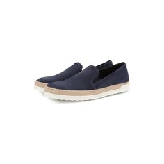 Замшевые слипоны Tod’s Tods