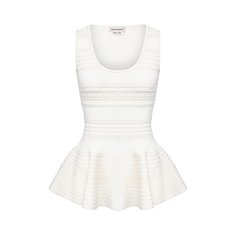 Топ из вискозы Alexander McQueen