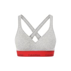 Бюстгальтер из смеси хлопка и вискозы Calvin Klein Underwear