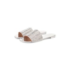 Кожаные шлепанцы Adelia Giuseppe Zanotti Design