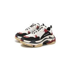 Комбинированные кроссовки Triple S Balenciaga