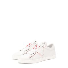 Кожаные кеды на шнуровке Tod’s Tods