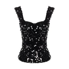 Топ с пайетками Dolce & Gabbana