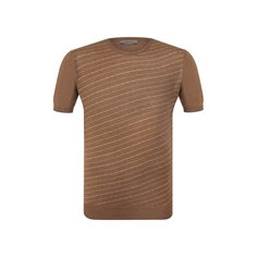 Джемпер из смеси шелка и льна Corneliani