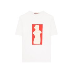 Хлопковая футболка Marni